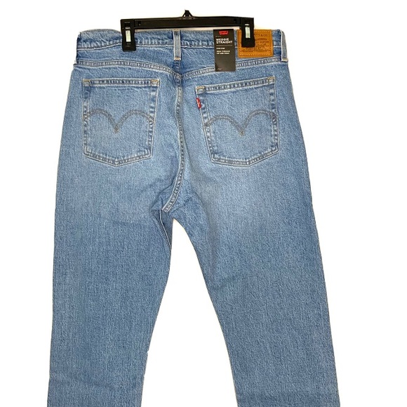 LEVI'S WEDGIE Straight Fit High Rise Cropped JEANS SIZE 31 NWT - Picture 6 of 15